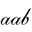 a